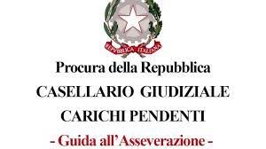 Certificati Casellari giudiziari e carichi pendenti