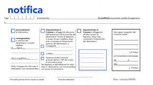 Relata di notifica per ruolo singolo